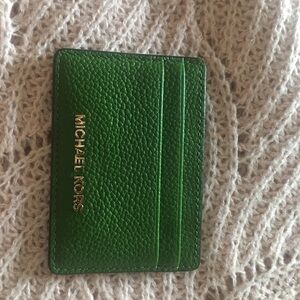 Michael Kors Green Card Holder